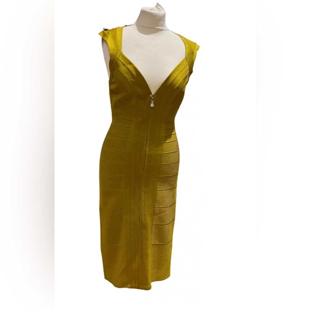 Herve Leger Golden Yellow or Antique Gold Garment